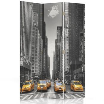 Biombo Nyc Cab - Separador De Ambientes Cm. 110x150 (3 Paneles)