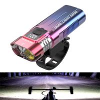 bikight sm220 800lm faro led de bicicleta de doble nucleo con pantalla digital de nivel de bateriacarga usbluz delante