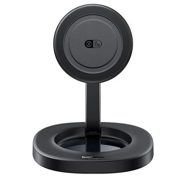 Baseus EnerFill FF11 Diseño Plegable Cargador Inalámbrico Magnético de 15W Soporte de Carga Rápida Inalámbrico para Telé