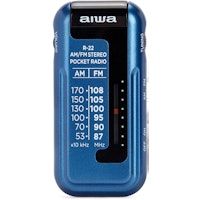 Aiwa R-22BL radio Personal Analógica Azul