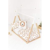 juego de funda nordica infantil leoncio blanco -  cama105 180x270