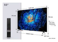 tcl c6ks 55c6ks televisor 1397 cm 55 4k ultra hd smart tv wifi metalico