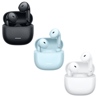 xiaomi redmi buds 8 active r tws bluetooth semi-intraauriculares  driver de titanio de 142 mm  bajo potente  37h de autonomia  conexion dual a 2 dispositivos  5 eq bluetooth 54  ip54  negro
