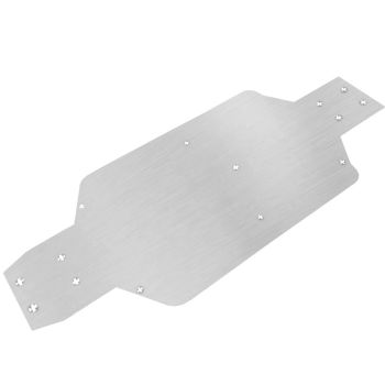 Piezas metálicas mejoadas para el coche RC MJX 7303, guardabarros y protectoes de chasis de acero inoxidable 304, acceso