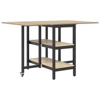 mesa de comedor 122 x 80 x 765 cm madera de ingenieria vidaxl