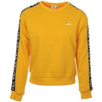 fila jersey wns tivka crew sweat citrus para mujer