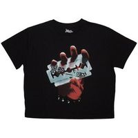 judas priest camiseta british steel para mujer
