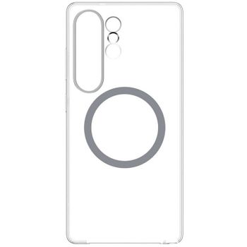 Samsung Funda Transparente con Soporte Magnético para Galaxy S25 Ultra