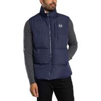 sergio tacchini chaquetas chaleco acolchado de la cancha para hombre