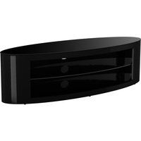 avf buckingham 1400 tv stand - black black