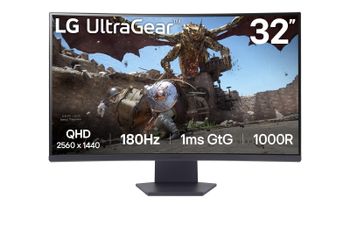 LG Monitor Ultragear Gaming 32GS60QC-B - 32'', VA, QHD, 180 Hz, Morado