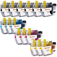 pccom essential brother lc3217 cartucho tinta compatible negrocianmagentaamarillo pack 15