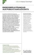 collection f enseigner le francais aux publics adolescents