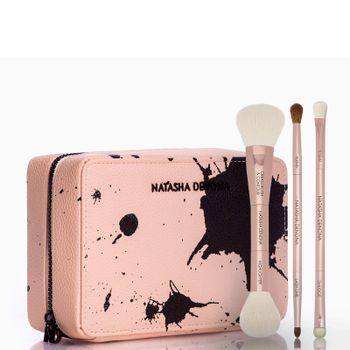 Set de brochas con neceser de viaje de Natasha Denona
