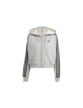 Chaqueta adidas 3 Bandas Zip Hoodie Gris
