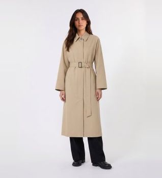Weekend Max Mara para mujer. 2625026041650 Gabardina Angus beige (38), Casual, Algodón, Clásico