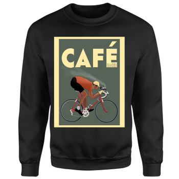 Cafe Racer Sweatshirt - Black - XL - Black