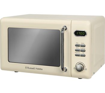 RUSSELL HOBBS RHRETMD706C Solo Microwave - Cream, Cream