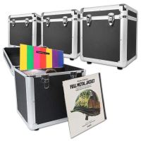 estuche para vinilos power dynamics rc100 negro set 4 unidades apilables