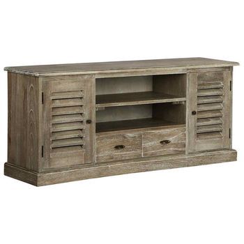 Mueble Para Tv Madera Maciza De Mindi 145x35x60 Cm Vidaxl