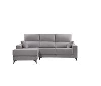 chaise longue s noelia izquierda 3 plazas gris claro