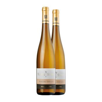 Wagner-stempel Vino Blanco Siefersheimer Heerkkretz Spätlese Crianza 75 Cl 8.5% Vol. (pack De 2 Unidades)