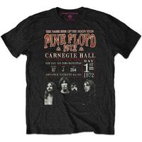 pink floyd camiseta manga larga carnegie hall 72 para mujer