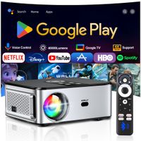 proyector oficial horlat para google tv 2000ansi control por voz bluetooth enfoque automatico wifi 6 4k hd proyector de cine en casa