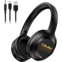 auriculares onikuma gt811 inalambricos bluetooth con cancelacion de ruido microfono y 55 h bateria negro