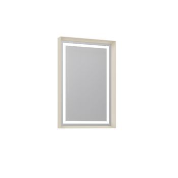 Espejo Decorativo De Madera  - 60 X 10 X 90 Cm - Matte Mink