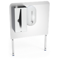 conjunto peto jabonera y dispensador