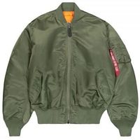 alpha industries chaqueta 100101 ma-1 heritage bomber-01 sage green para mujer