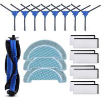 accesorios de recambio para cecotec conga 1090 1790 1 cepillo principal 8 filtros hepa 8 cepillos laterales 3 mopas para conga