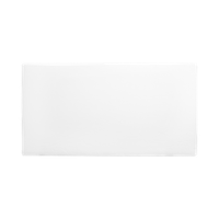 cabecero polipiel liso blanco 90x80cm - cama 8090