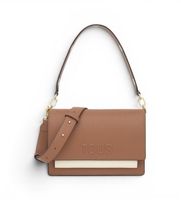 tous para mujer 2002358243 bandolera m audree saffiano marron osfa casual tela