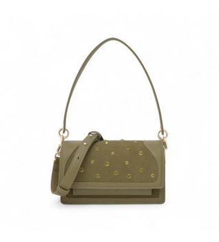 TOUS para mujer. 2002358539 Bandolera pequeña Audree Strass verde (OSFA), Casual, Poliuretano