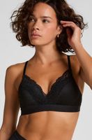 hunkemoller sujetador preformado sin aros sophie negro