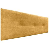 dhome cabecero de pana liso con botones 145x50 camas 120135140 - mostaza