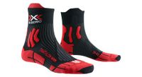 medias de triatlon x bionic dragonfly 5g para mujer rojo negro  strong