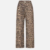baum und pferdgarten nara leopard-print denim jeans - eu 42 uk 14