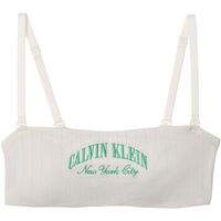calvin klein jeans triangulosin aros lightly lined bandeau para mujer