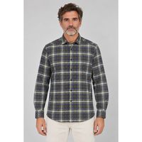 bastoncino camisa manga larga simo flannel para hombre