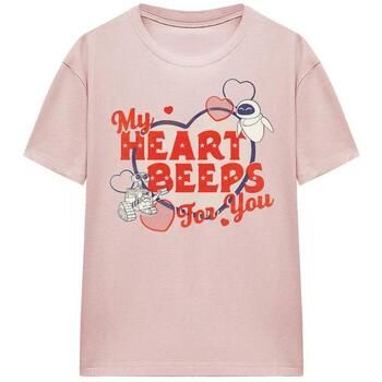 Wall-E Camiseta My Heart Beeps para mujer