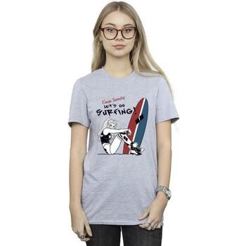 Dc Comics Camiseta Let's Go Surfing para mujer