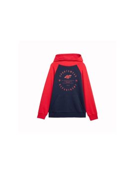 Sudadera 4F M221 Niño Rojo
