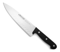 cuchillo cocinero alveolos acero inoxidable nitrum 200 mm mango negro