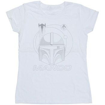 Disney Camiseta manga larga The Mandalorian para mujer