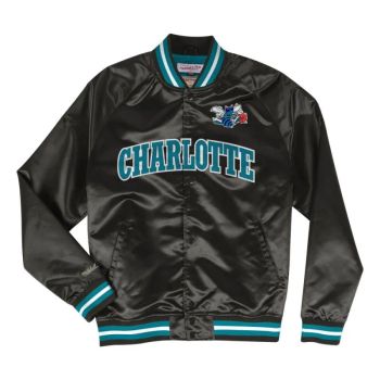 CHAQUETA CHARLOTTE HORNETS LIGHTWEIGHT SATIN - MITCHELL AND NESS