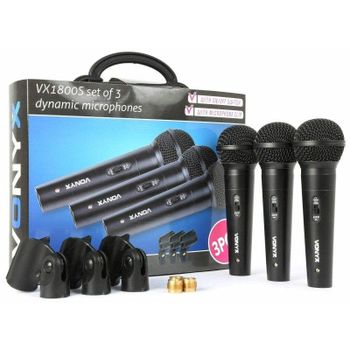 Micrófono Vonyx VX1800S XLR dinámico cardioide con filtro antipop