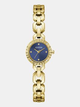 Reloj Analógico Crystal Recycled Steel De 22 Mm